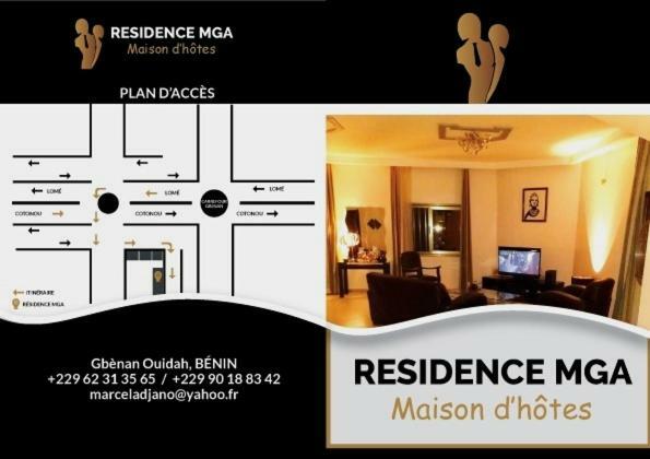 Residence Mga Hotel Ouidah Exterior foto